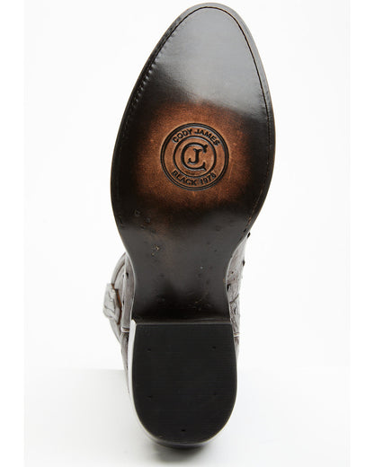 Black 1978® Men's Chapman Exotic Full-Quill Ostrich Western