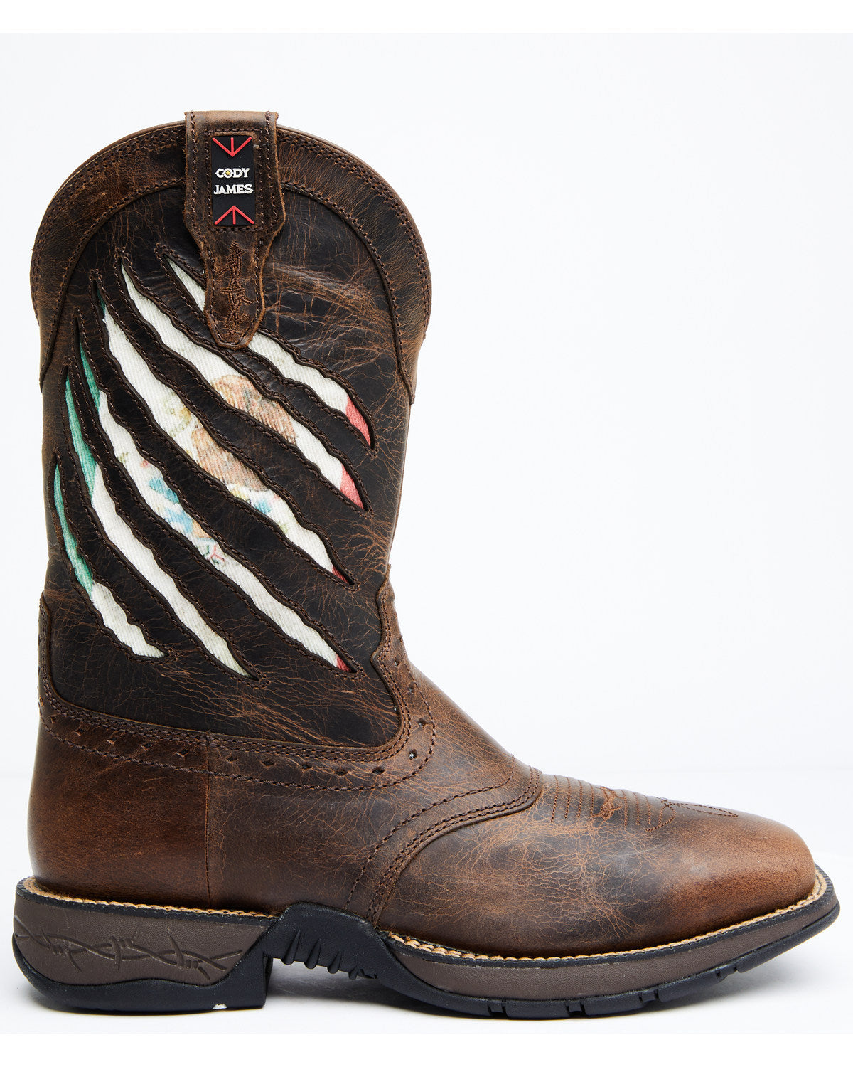 Men's Scratch Mexico Flag Lite Performance Western Boots -