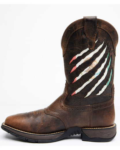 Men's Scratch Mexico Flag Lite Performance Western Boots -