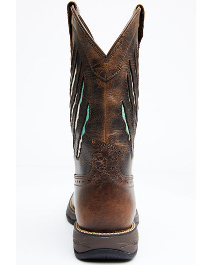 Men's Scratch Mexico Flag Lite Performance Western Boots -
