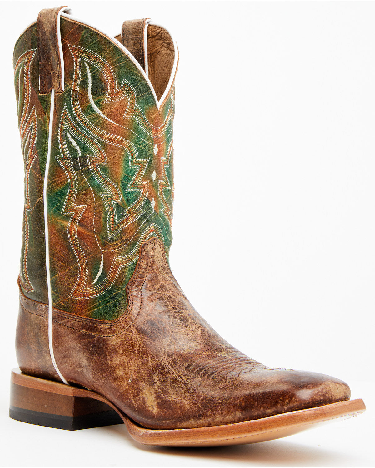 Men's Road Western Boots - Broad Square Toe