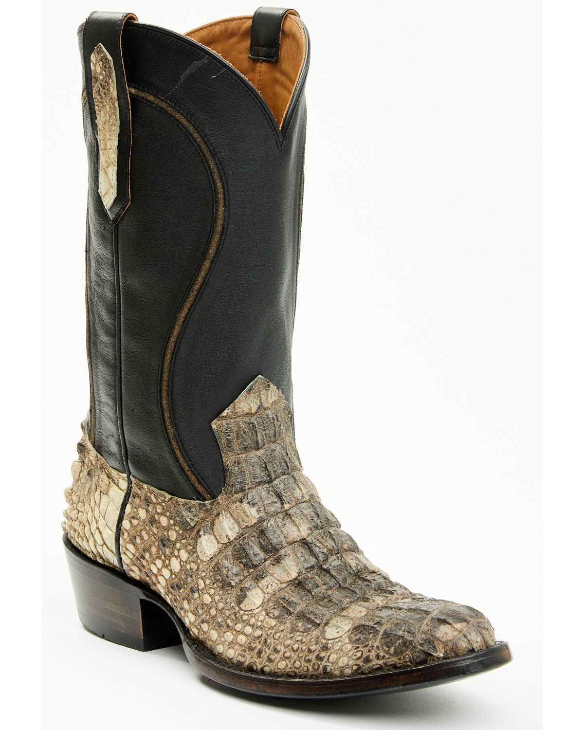 Black 1978® Men's Tillman Exotic Hornback Alligator Western