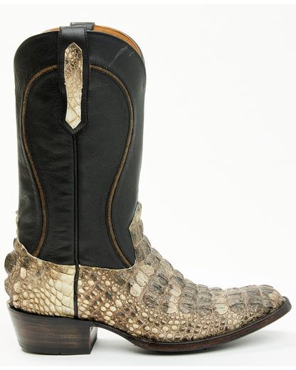 Black 1978® Men's Tillman Exotic Hornback Alligator Western