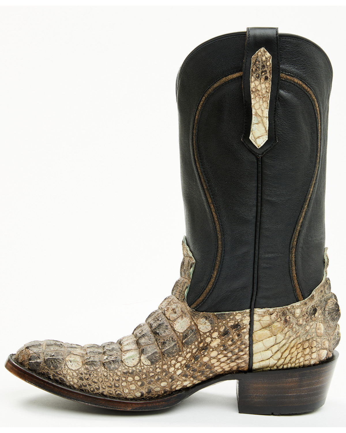 Black 1978® Men's Tillman Exotic Hornback Alligator Western