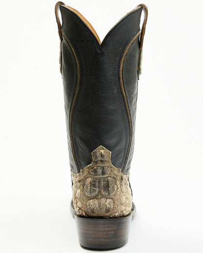Black 1978® Men's Tillman Exotic Hornback Alligator Western