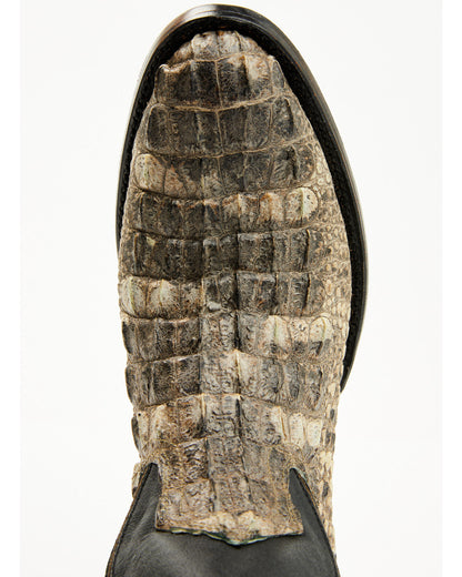 Black 1978® Men's Tillman Exotic Hornback Alligator Western