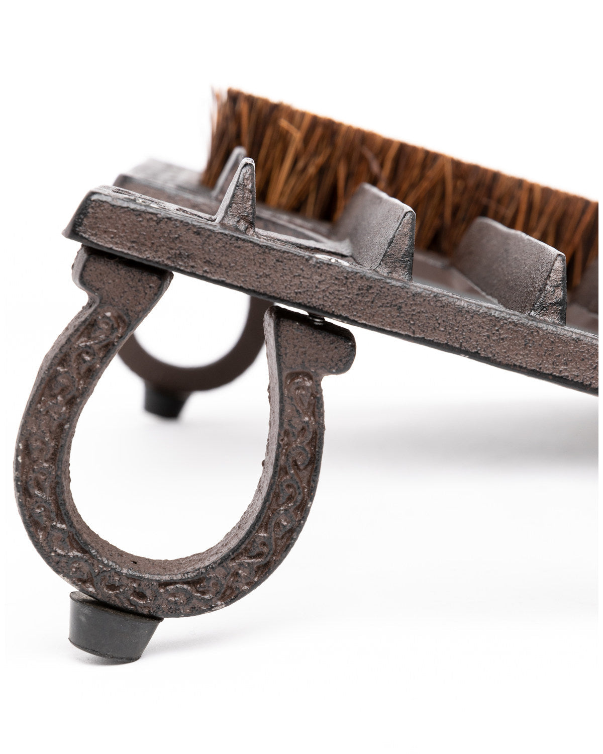 Boot Barn Ranch Cast Iron Boot Jack & Brush