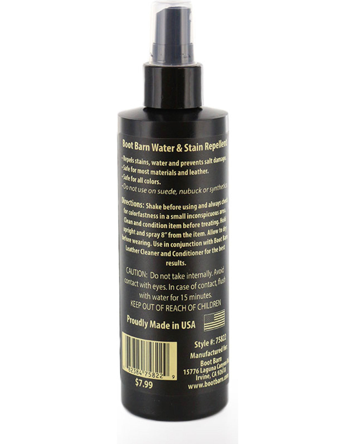 Boot Barn Water & Stain Repellent Leather Protector