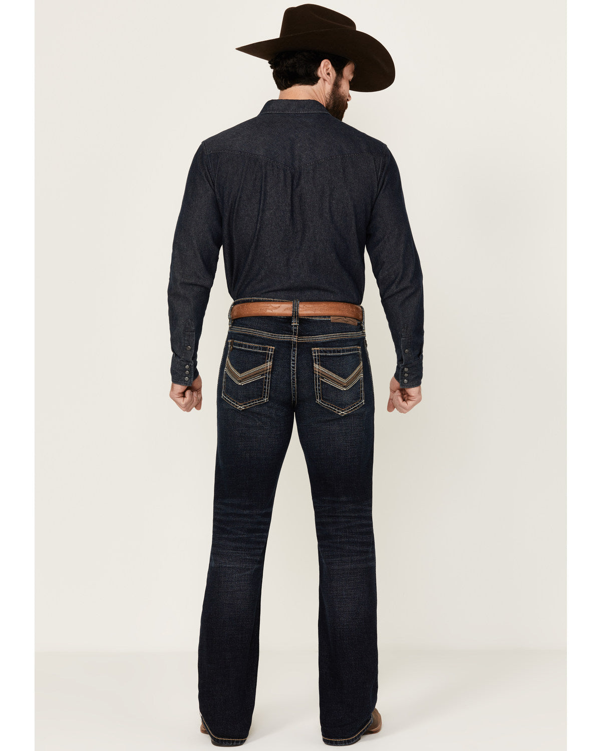 Men's Night Ranger Wash Wyatt Slim Bootcut Stretch Denim Je