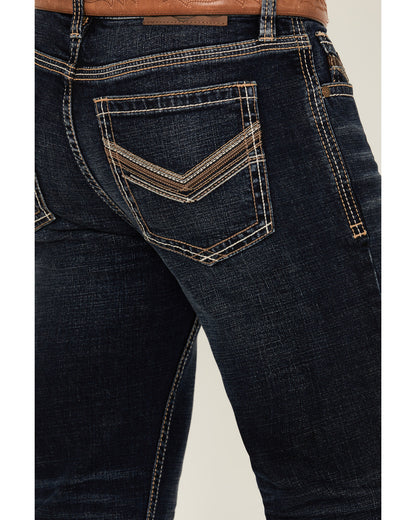 Men's Night Ranger Wash Wyatt Slim Bootcut Stretch Denim Je