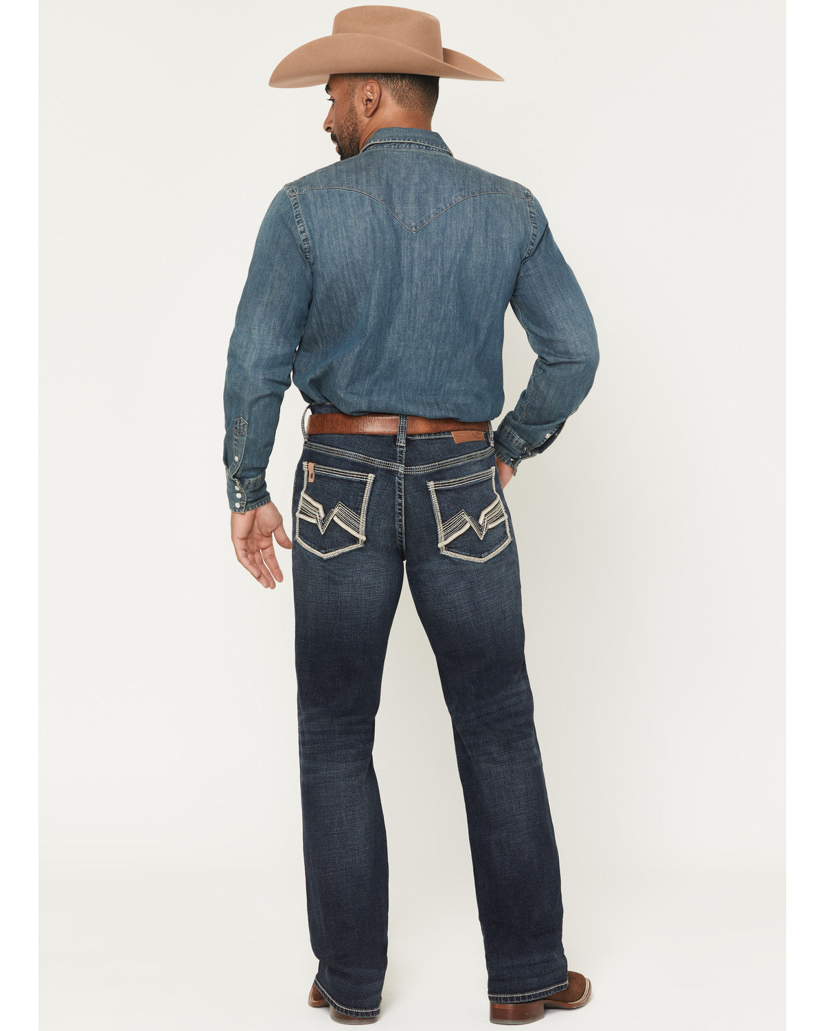Men's Segundo Wash Duke Relaxed Bootcut Stretch Denim Jeans