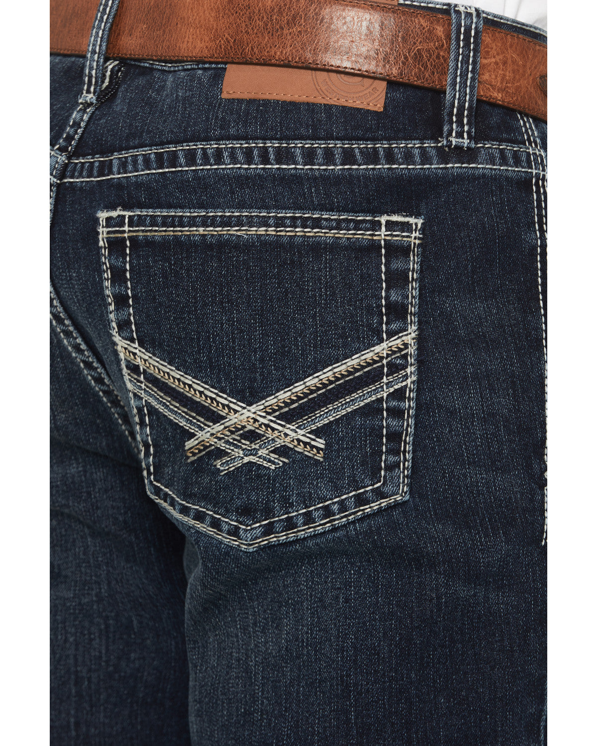 Men's Buster Wash Jackson Slim Straight Stretch Denim Jeans