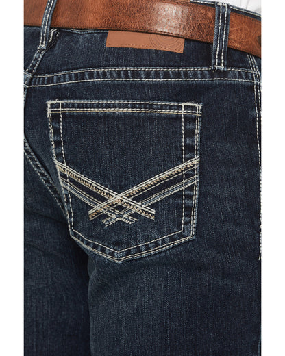 Men's Buster Wash Jackson Slim Straight Stretch Denim Jeans
