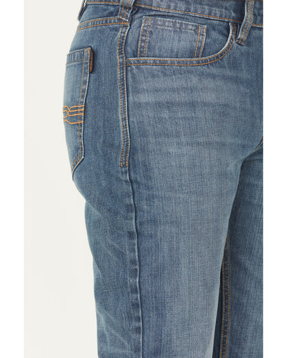 Men's FR Light Wash Equalizer Straight Denim Work Jeans - B