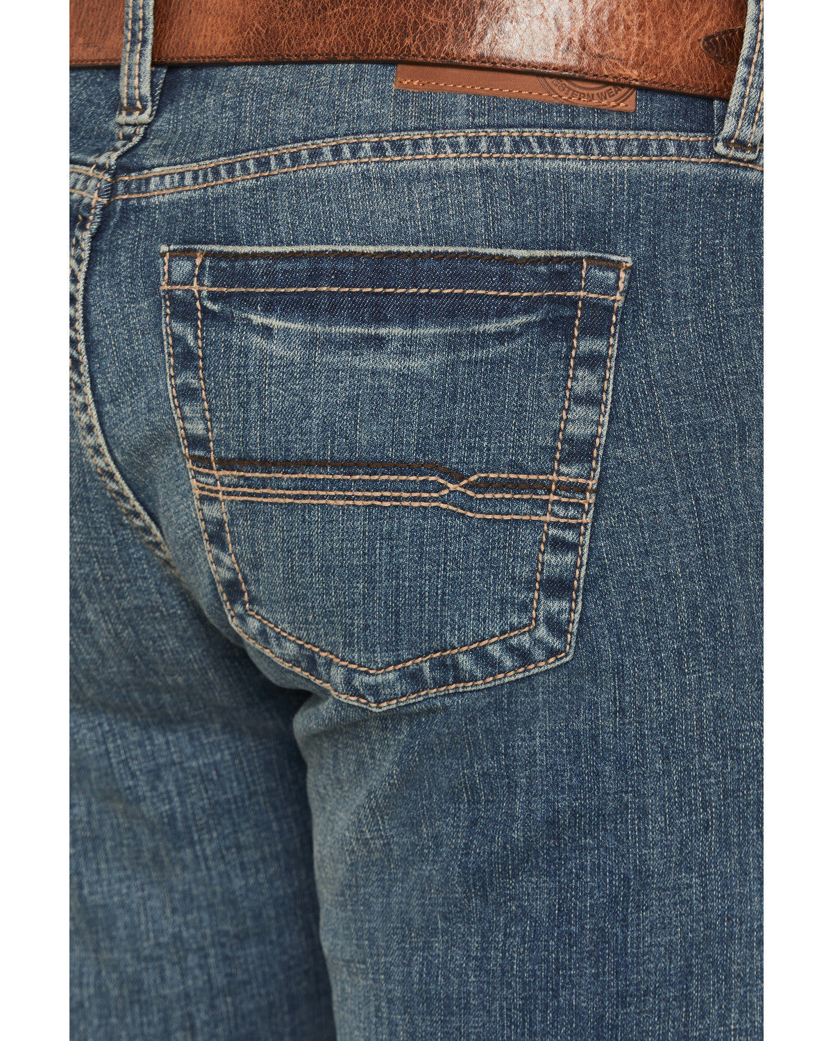 Men's Grullo Wash Wyatt Slim Bootcut Stretch Denim Jeans