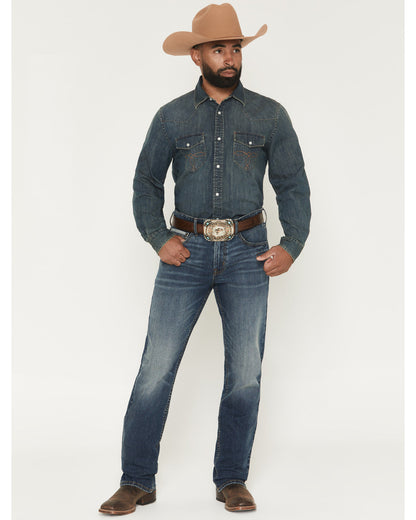 Men's Eastwood Wash Jackson Slim Straight Stretch Concealed