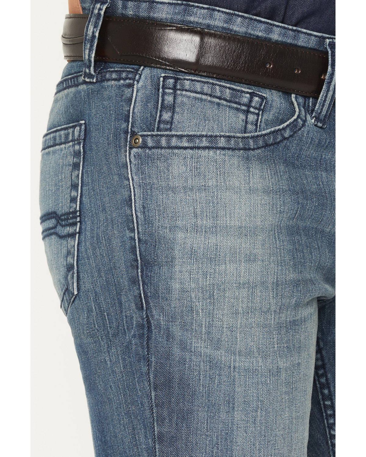 Men's Texas Wash Wyatt Slim Bootcut Stretch Denim Jeans