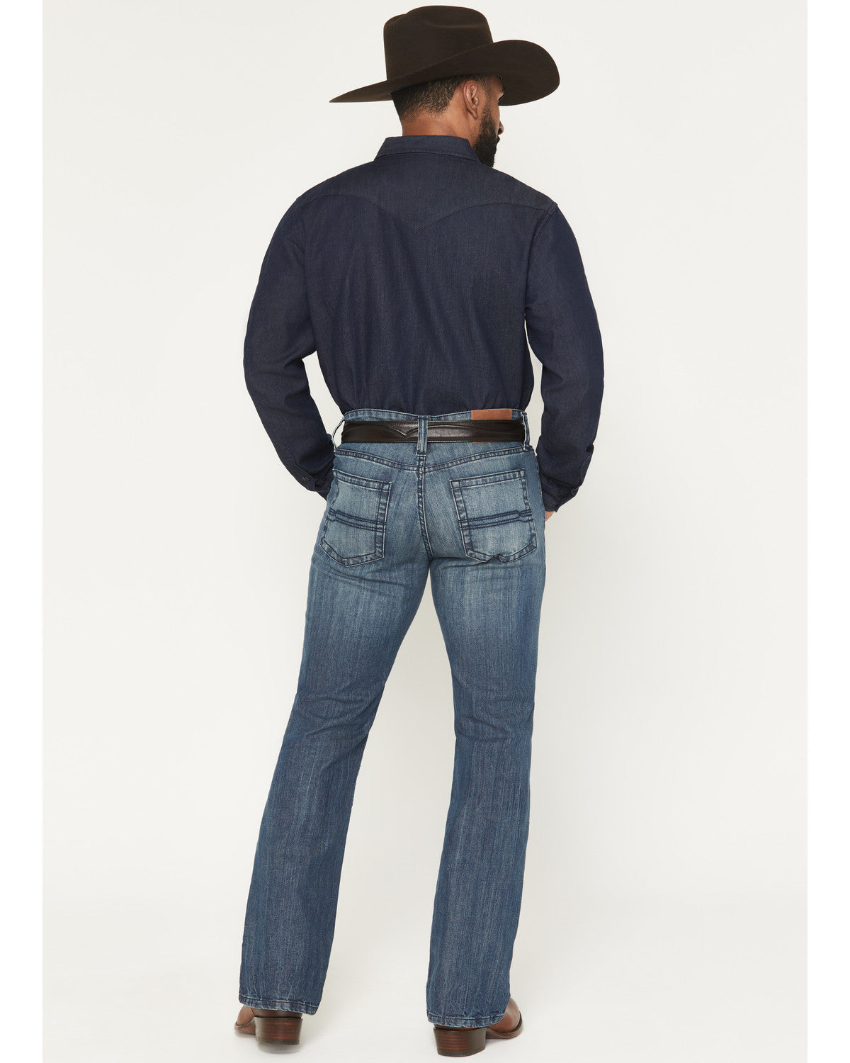 Men's Texas Wash Wyatt Slim Bootcut Stretch Denim Jeans