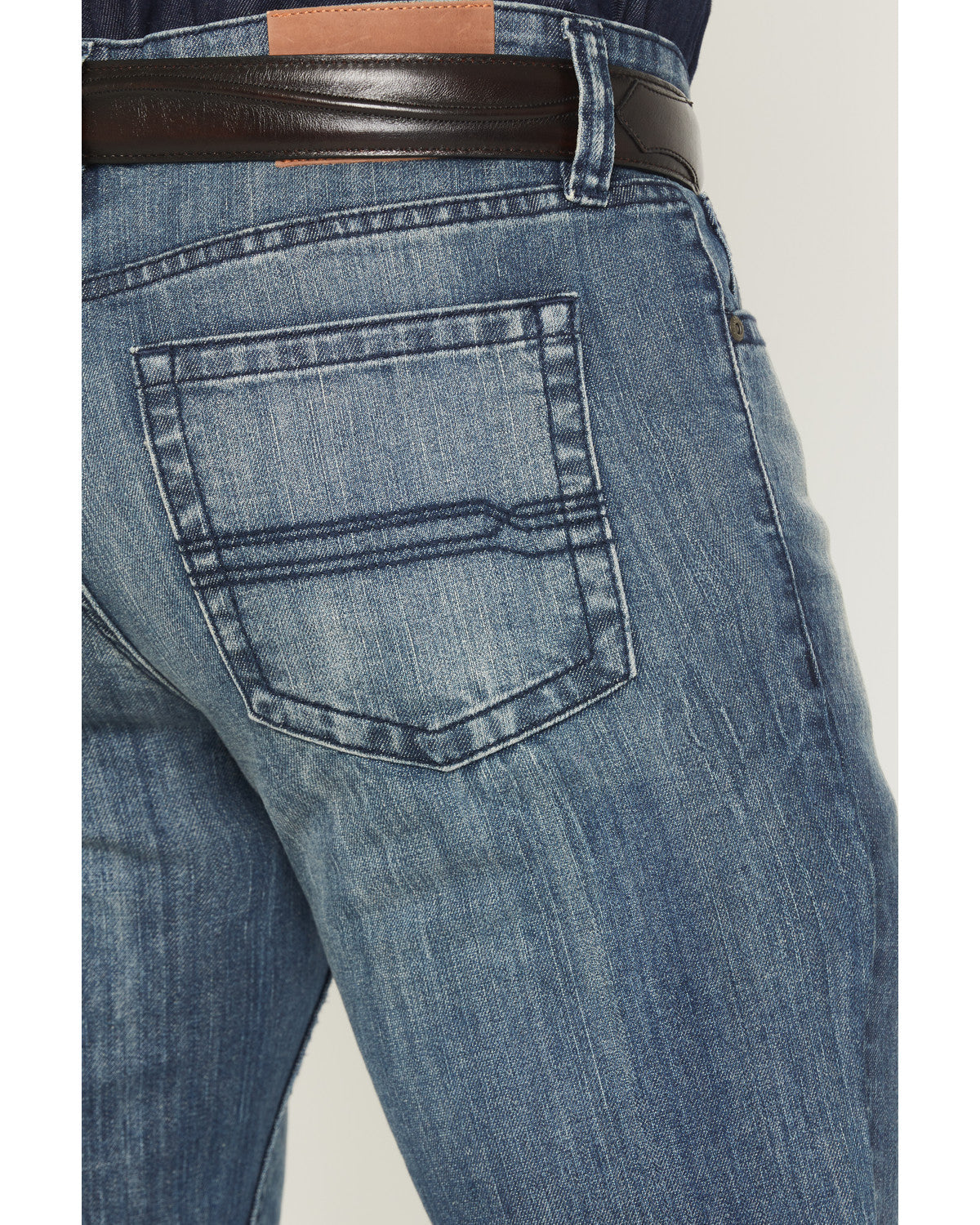 Men's Texas Wash Wyatt Slim Bootcut Stretch Denim Jeans