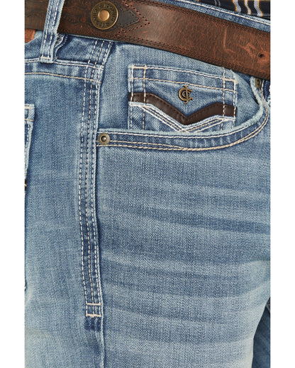 Men's Rowdy Wash Jackson Slim Straight Stretch Denim Jeans