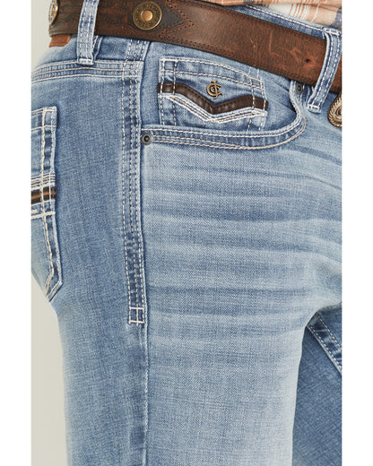 Men's Cooper Wash Duke Relaxed Bootcut Stretch Denim Jeans