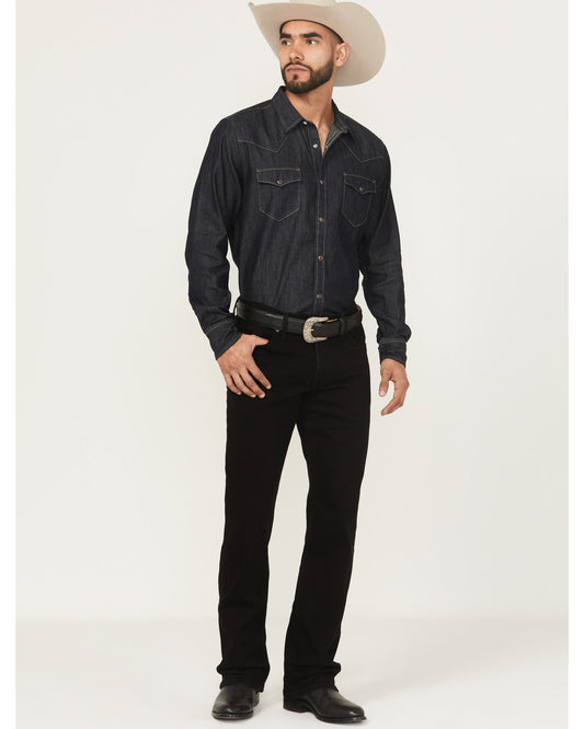 Black 1978® Men's Lawson Wash Dexter Slim Bootcut Stretch D