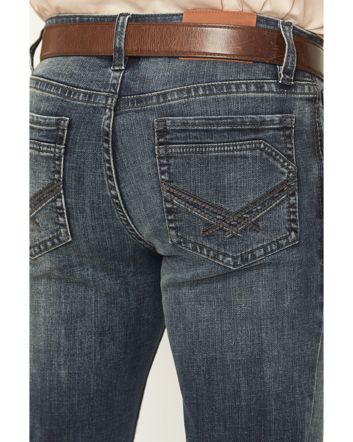Men's Poncho Wash Jackson Slim Straight Stretch Denim Jeans