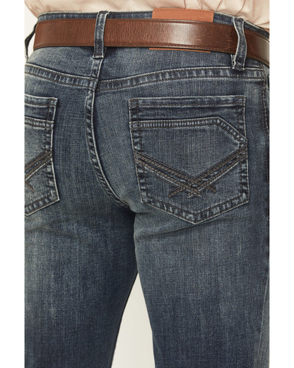 Men's Poncho Wash Jackson Slim Straight Stretch Denim Jeans