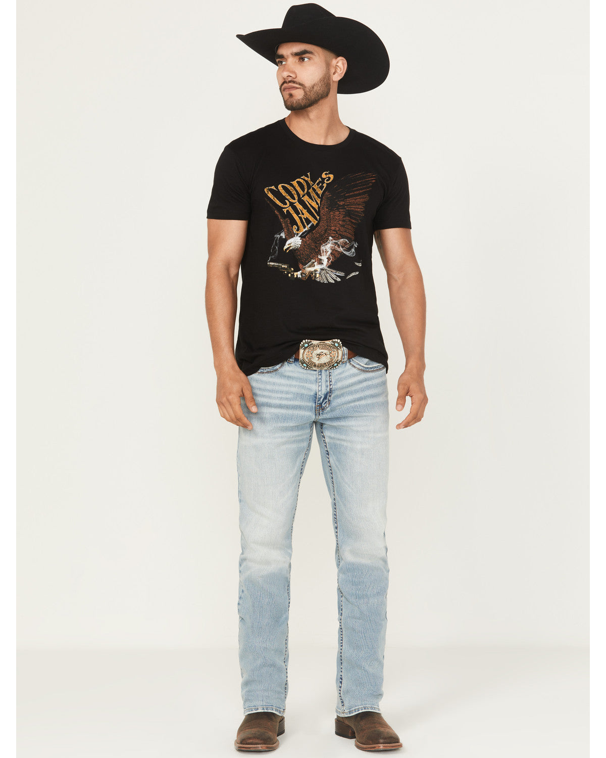 Men's Cyclone Wash Jackson Slim Straight Stretch Denim Jean