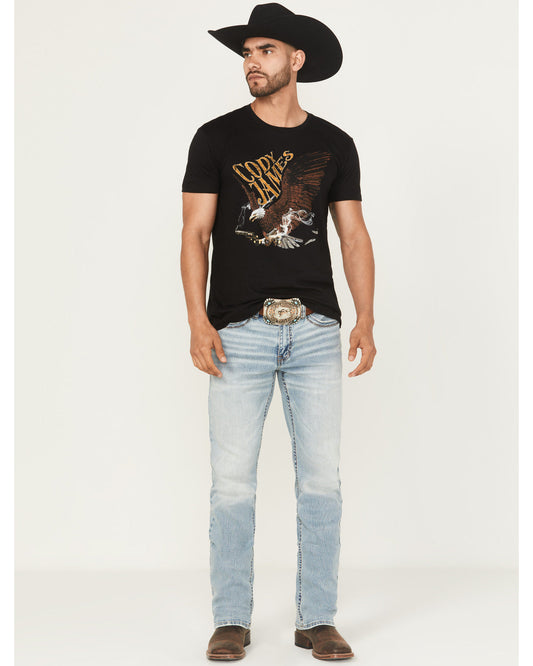 Men's Cyclone Wash Jackson Slim Straight Stretch Denim Jean
