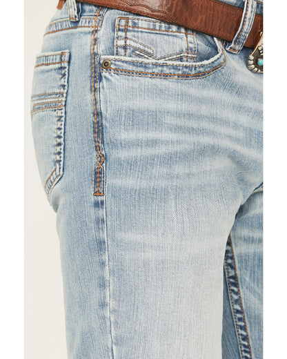 Men's Cyclone Wash Jackson Slim Straight Stretch Denim Jean