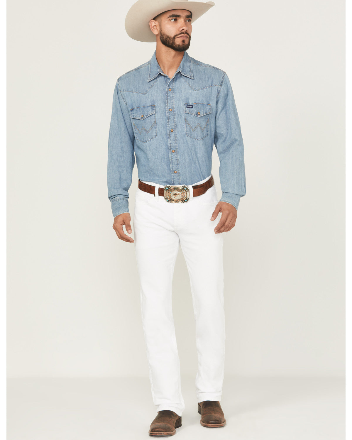 Men's Blanco Wash Jackson Slim Straight Stretch Denim Jeans