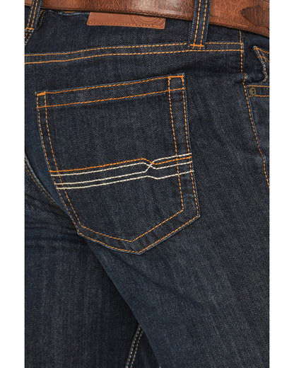Men's Night Hawk Wash Duke Relaxed Bootcut Stretch Denim Je