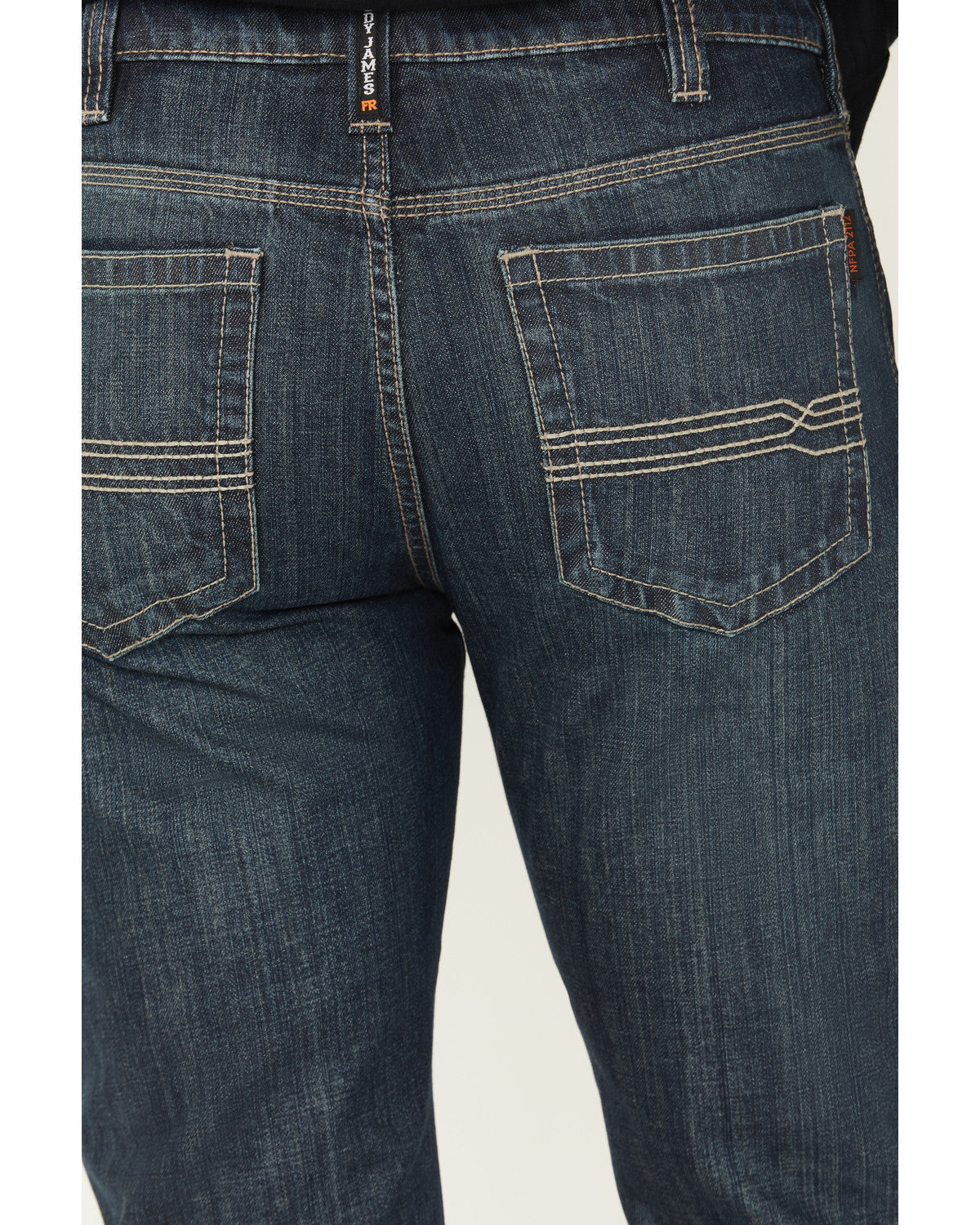 Men's FR Canter Dark Wash Straight Denim Jeans