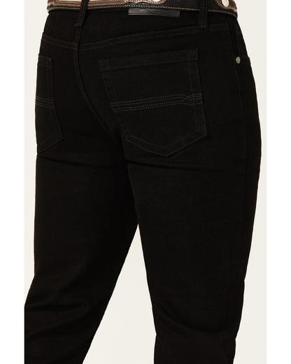 Men's Night Rider Wash Wyatt Slim Bootcut Stretch Denim Jea