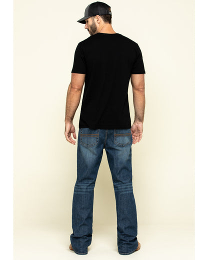 Men's Wolfstooth Wash Duke Relaxed Bootcut Stretch Denim Je