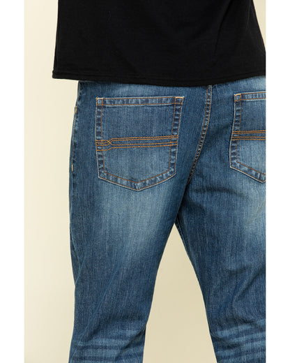Men's Wolfstooth Wash Duke Relaxed Bootcut Stretch Denim Je