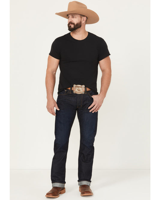 Men's Tucson Wash Jackson Slim Straight Selvedge Rigid Deni