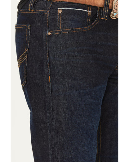 Men's Tucson Wash Jackson Slim Straight Selvedge Rigid Deni