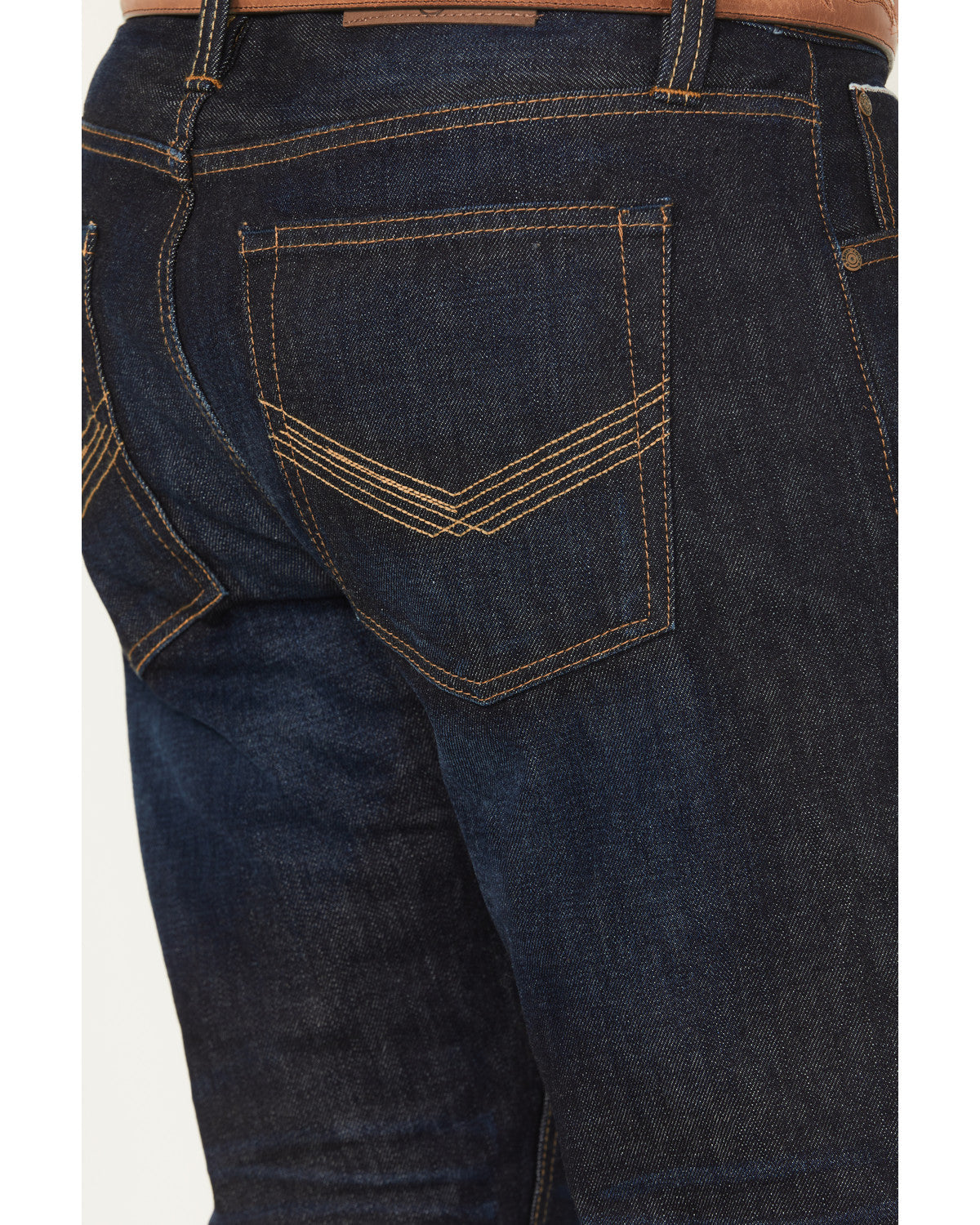 Men's Tucson Wash Jackson Slim Straight Selvedge Rigid Deni