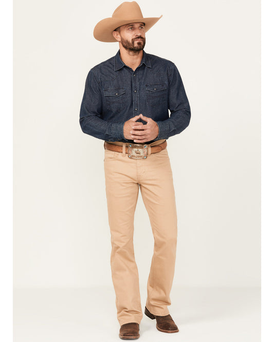 Men's Dalton Wash Wyatt Slim Bootcut Stretch Denim Jeans