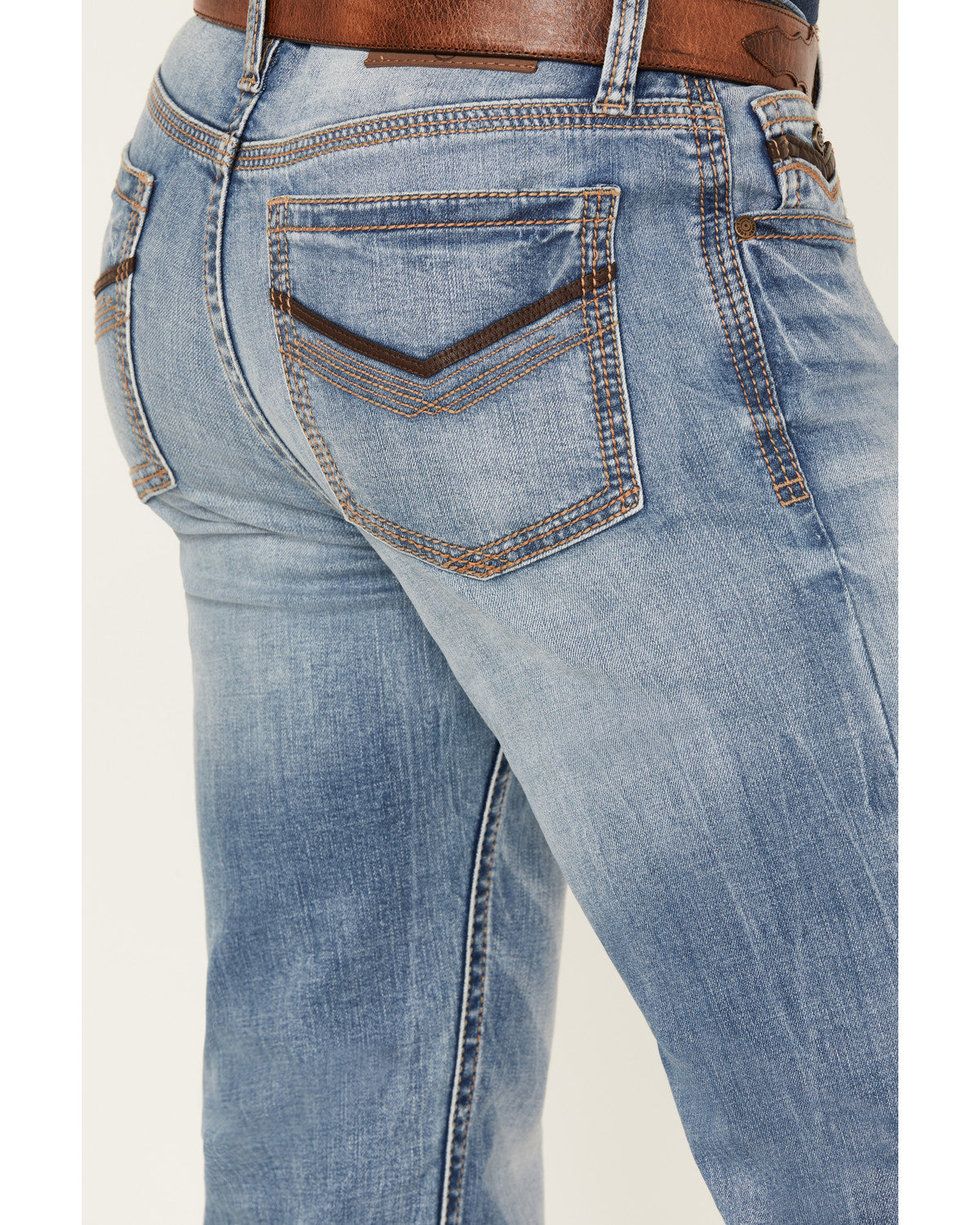 Men's Fire Water Wash Jackson Slim Straight Stretch Denim J