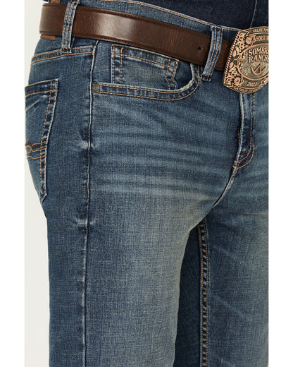 Men's Grullo Wash Jackson Slim Straight Stretch Denim Jeans