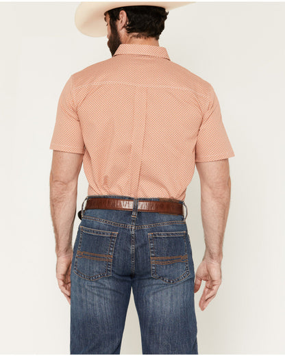 Men's Grill And Greet Medallion Print Short Sleeve Stretch