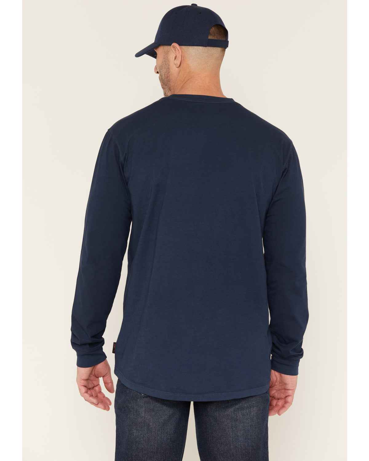 Men's FR Pocket Bull Solid Snap Long Sleeve Work Shirt