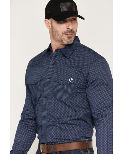 Men's FR Medora Print Long Sleeve Snap Stretch Western Work