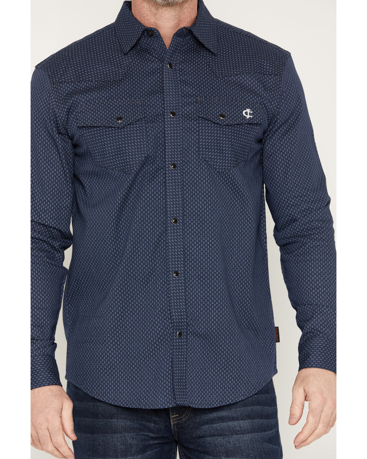 Men's FR Medora Print Long Sleeve Snap Stretch Western Work