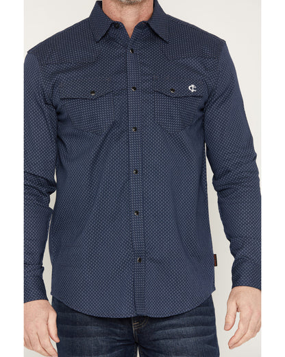 Men's FR Medora Print Long Sleeve Snap Stretch Western Work