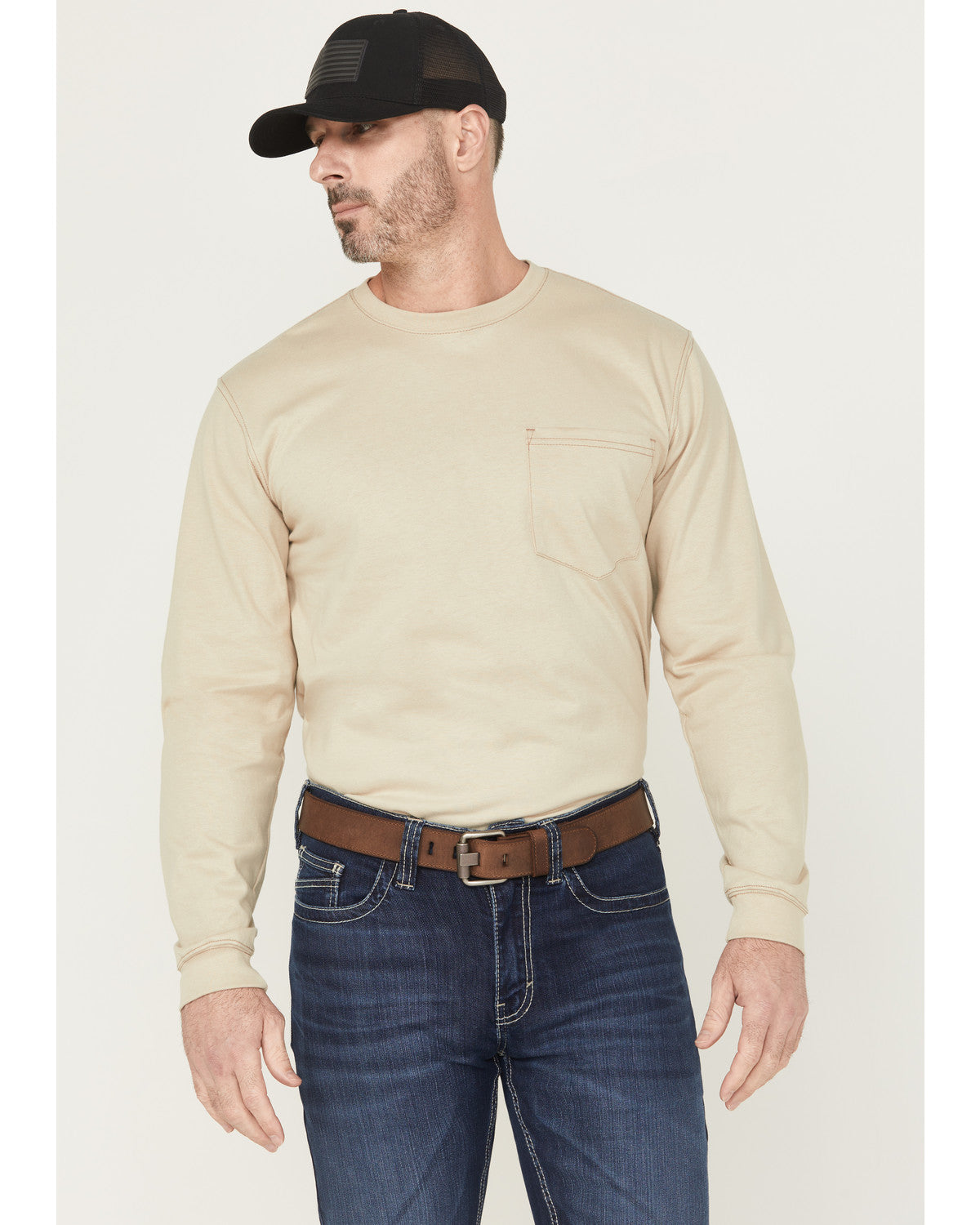 Men's FR Thrasher Long Sleeve Graphic Work Shirt