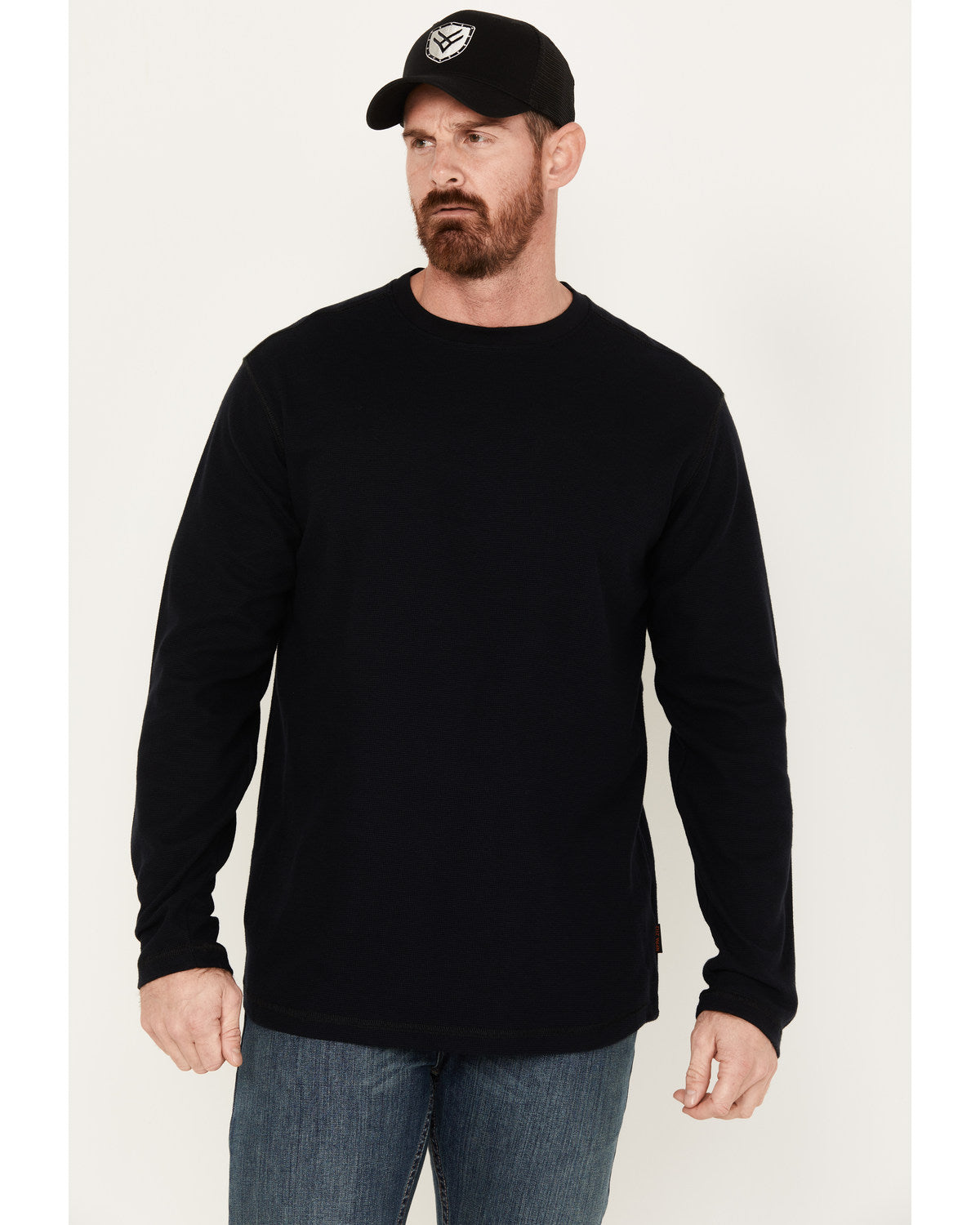 Men's FR Thermal Crew Long Sleeve Work Shirt